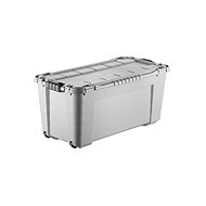 Tontarelli Storage box 4UP with lid and wheels 80 l cream-grey - Storage Box
