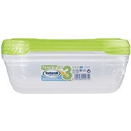 Tontarelli Nuvola Lebensmittelbehälter 1,15 l transparent/grün 3 Stück - Dose