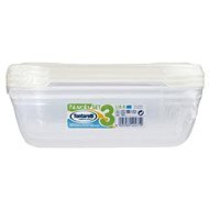 Tontarelli Nuvola Sada dóz na potraviny 3 × 1,15 l bílá - Food Container Set