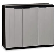 TOOMAX Garden cabinet BIOS MIDI TRIO LOW, grey - Garden Storage Cabinet