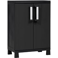 TOOMAX Garden cabinet GARAGE MIDI LOW, black - Workshop Cabinet