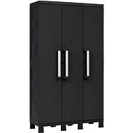 TOOMAX Garden cabinet GARAGE MIDI TRIO HIGH, black - Workshop Cabinet