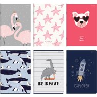 TOP 2000 A4 lined, 32 sheets - mix of motifs (1 pc) - Exercise Book
