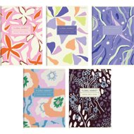 TOP 2000 Floradelic A5, lined, 60 sheets - mix of motifs (1 pcs) - Exercise Book