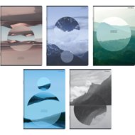 TOP 2000 Unnatural Landscape A5, lined, 32 sheets - mix of motifs (1 pcs) - Exercise Book