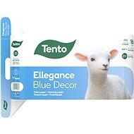 TENTO Ellegance Blue Decor  (16 pieces) - Toilet Paper