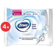 ZEWA Moist Pure Toillet Tissues (4× 42 db) - WC papír