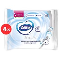 ZEWA Moist Pure Toillet Tissues (4×42 pcs) - Moist toilet paper