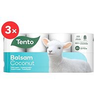 TENTO Sensitive Coconut Milk 3 × 8 pcs - Toilet Paper