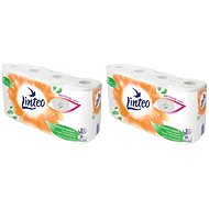 LINTEO Satin White 2× 8 Pcs - Toilet Paper