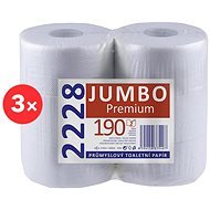 LINTEO JUMBO Premium 190, (3×6 pcs) - Toilet Paper