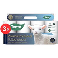 TENTO Premium Gold (3×8 pcs) - Toilet Paper