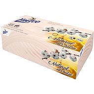 LINTEO Box s balzamom a bavlníkovým olejom, 4-vrstvové (70 ks) - Papierové vreckovky