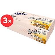LINTEO Box with Balm and Cottonseed Oil, 4 Layers (3 × 70 pcs) - Tissues