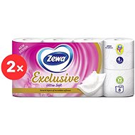 ZEWA EXCLUSIVE ULTRA SOFT (2×8 pcs) - Toilet Paper