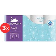 HARMONY SOFT White (3×8 pcs) - Toilet Paper