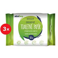 AlzaEco Biodegradable toilet paper 180 pcs - Moist toilet paper
