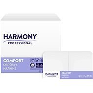 HARMONY Professional Comfort biele, 33 × 33 cm (250 ks) - Papierové obrúsky
