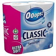 OOPS! Classic Sensitive (4 ks) - Toilet Paper