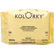 KOLORKY Moist Toilet Tissue Hamamelis 50 ks  - Moist toilet paper
