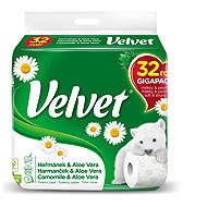 VELVET Heřmánek & Aloe Vera (32 ks) - Toilet Paper