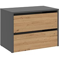 TOPESHOP Shoe rack MODO 1 Anthracite Artisan - Shoe Rack
