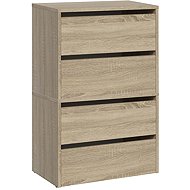 TOPESHOP Shoe rack MODO X2 Sonoma - Shoe Rack