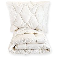 TOPKING Pillow 70 × 90 cm and blanket 135 × 220 cm - sheep wool, Czech production - Bedding Set