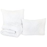 TOPKING Pillow 70 × 90 cm with zipper 2 pcs and blanket 240 × 220 cm - hollow fiber, Czech productio - Bedding Set