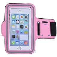 TopQ Športové puzdro na ruku veľkosť XL svetlo ružové 56475 - Puzdro na mobil
