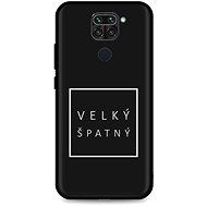 TopQ Kryt Xiaomi Redmi Note 9 silikon Velký špatný 54698 - Phone Cover