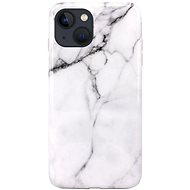 TopQ Kryt iPhone 13 mini silikon Mramor bílý 67282 - Phone Cover