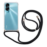 TopQ Cover Honor 90 Lite 5G with black cord transparent 106210 - Phone Cover