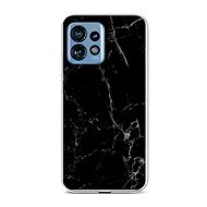 TopQ Kryt Motorola Edge 40 Mramor černý 106263 - Phone Cover