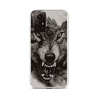 TopQ Kryt Xiaomi Redmi Note 12S Černobílý vlk 106867 - Phone Cover