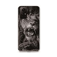 TopQ Kryt Xiaomi Redmi Note 12S Černobílý lev 106863 - Phone Cover