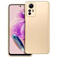 TopQ Kryt Metallic Xiaomi Redmi Note 12S zlatý 108765 - Phone Cover
