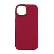TopQ Kryt Frame iPhone 15 malinový 105053 - Phone Cover
