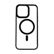 TopQ Cover Magnetic iPhone 15 Pro Max hard with black frame 105294 - Phone Cover