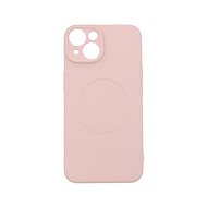 TopQ Kryt iPhone 15 s MagSafe světle růžový 99964 - Phone Cover