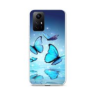 TopQ Kryt Xiaomi Redmi Note 12S Modří motýlci 99840 - Phone Cover