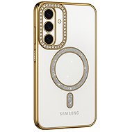 TopQ Back cover Bling Magsafe for Samsung Galaxy A17 5G gold - Phone Cover