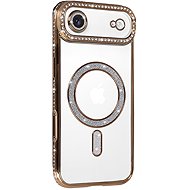 TopQ Back cover Bling Magsafe for iPhone Air gold - Phone Cover