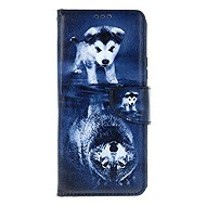 TopQ Wolf Reflection Book Case for Xiaomi Redmi 15 - Phone Case