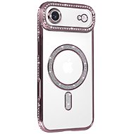 TopQ Back cover Bling Magsafe for iPhone Air pink - Phone Cover