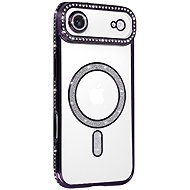 TopQ Back cover Bling Magsafe for iPhone Air purple - Phone Cover