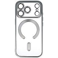 TopQ Metallic MagSafe Back Cover for iPhone 17 Pro Max Silver - Phone Cover
