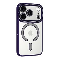 TopQ Back cover Bling Magsafe for iPhone 17 Pro purple - Phone Cover