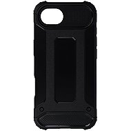TopQ Panzer Back Cover for iPhone 16e Black - Phone Cover