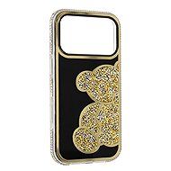 TopQ Teddy Bear Back Cover for iPhone 17 Pro Max Gold - Phone Cover